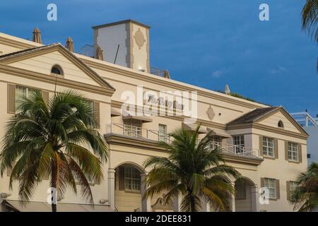 U.S.A, Miami, Ocean Drive, Betsy Hotel Foto Stock