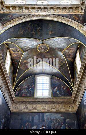 interno della basilica cattedrale di s.. Agata v. m. XVII secolo - 3 maggio 2018 Gallipoli Salento Italia Foto Stock