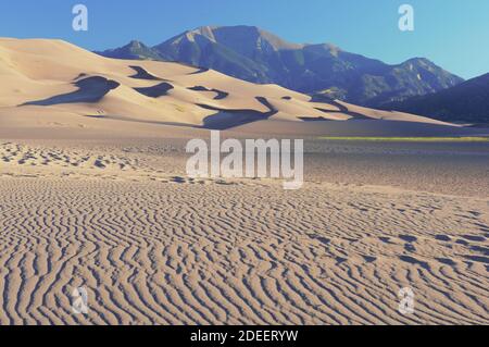Grande dune sabbiose del Parco Nazionale e Riserva Foto Stock