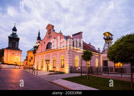 Regis Shaft 'Wieliczkaa' miniera di sale. La miniera di sale di Wieliczka nella città di Wieliczka, Polonia meridionale, si trova all'interno dell'area metropolitana di Kraków. Wielic Foto Stock