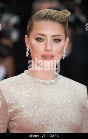 Amber ha sentito arrivare sul tappeto rosso della proiezione 'Les Miserables' tenuta al Palais Des Festivals a Cannes, in Francia, il 15 maggio 2019, nell'ambito del 72° Festival del Cinema di Cannes. Foto di Nicolas Genin/ABACAPRESS.COM Foto Stock