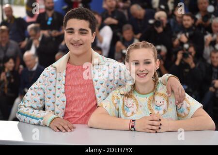 Victoria Bluck, Idir ben Addi partecipa alla fotocellula per 'Young Ahmed (le Jeune Ahmed)' durante il 72° Festival annuale del Cinema di Cannes il 21 maggio 2019 a Cannes, Francia. Foto di Lionel Hahn/ABACAPRESS.COM Foto Stock