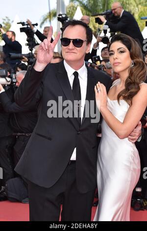 Quentin Tarantino, Daniella Pick partecipa alla proiezione di "Once upon A Time in Hollywood" durante il 72esimo Festival annuale del Cinema di Cannes il 21 maggio 2019 a Cannes, Francia. Foto di Lionel Hahn/ABACAPRESS.COM Foto Stock