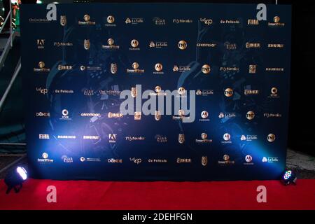 COYOACAN, CDMX, MÉXICO - NOVEMBRE 29: Cerimonia di premiazione SmartFilms México 2020 al Foro Aire Libre il 29 novembre 2020 a Coyoacán, Messico. (Foto: Francisco MORALES/DAMM Photo) Foto Stock