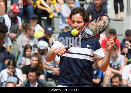 Vianney partecipa al torneo di doppie Stelle, set e Match durante il Kids' Day a Roland Garros il 25 maggio 2019, a Parigi, Francia. Foto di Laurent Zabulon / ABACAPRESS.COM Foto Stock