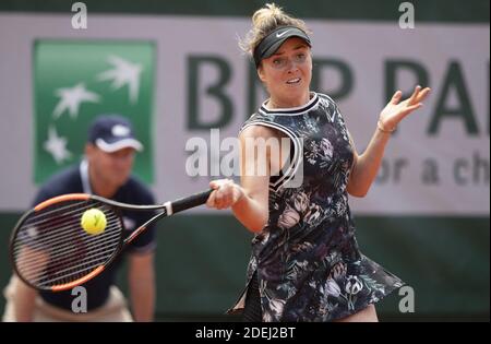 Elina Svitolina in azione in Ucraina durante la terza partita femminile del torneo di tennis Roland Garros 2019 French Open a Parigi il 31 maggio 2019. Foto di ABACAPRESS.COM Foto Stock