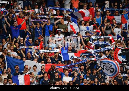 USA durante la partita finale della Coppa del mondo delle Donne FIFA 1/4, Francia contro USA allo stadio Parc des Princes di Parigi, Francia, il 28 giugno 2019. USA ha vinto 2-0. Foto di Christian Liegi/ABACAPRESS.COM gioco tra Francia e USA come parte della coppa del mondo femminile su Juin 28, 2019 al Parc des Princes a Parigi, Francia. Foto di Christian Liegi/ABACAPRESS.COM Foto Stock