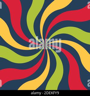 Un'immagine di sfondo a spirale astratta. Foto Stock