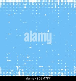 astratto sfondo blu con neve Foto Stock