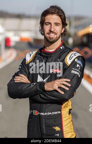 DA COSTA Antonio Felix (por), DS Techeetah, DS e-tense FE20, ritratto durante i test pre-stagione di Valencia per la ABB Fi/LM 2020-21 Foto Stock