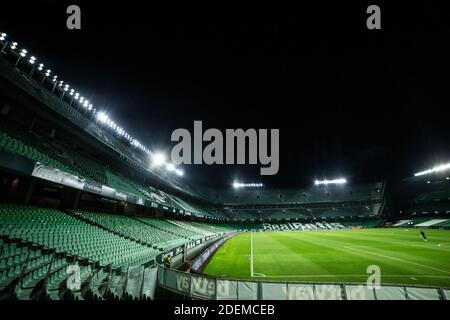 Vista generale interna durante il campionato spagnolo di calcio la Liga Corrispondenza tra Real Betis Balompie e Sociedad Deportiv / LM Foto Stock