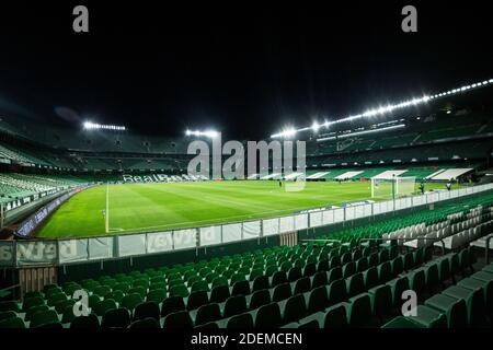 Vista generale interna durante il campionato spagnolo di calcio la Liga Corrispondenza tra Real Betis Balompie e Sociedad Deportiv / LM Foto Stock