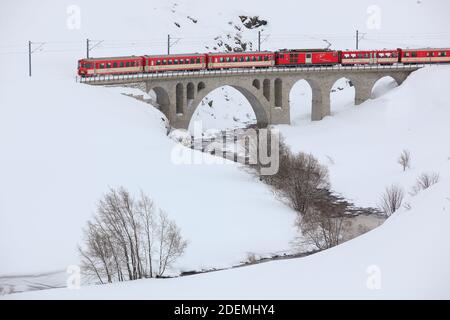 Geografia / viaggio, Svizzera, treno del Cervino Gottardo, Andermatt, diritti aggiuntivi-liquidazione-Info-non-disponibile Foto Stock