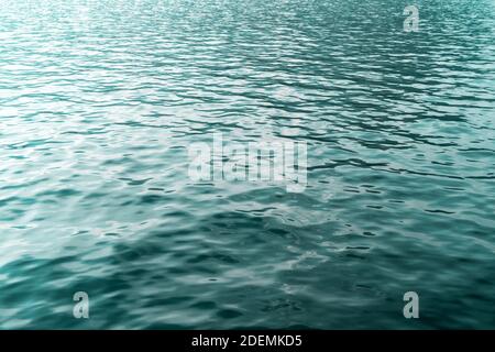 Tidewater verde acqua ondola superficie, sfondo astratto Foto Stock