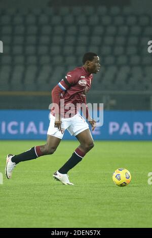 Wilfred Siro del Torino FC durante la Serie A match tra Torino FC e UC Sampdoria allo Stadio Olimpico Grande Torino Torino il 30 novembre 2020 a Torino, Italia. (Foto di Alberto Gandolfo/Pacific Press/Sipa USA) Foto Stock
