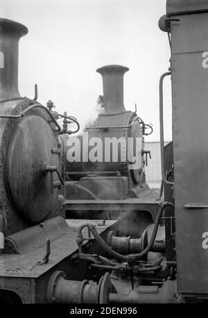 Locomotive a vapore dell'Isola di Wight a Ryde Esplanade -1 Foto Stock