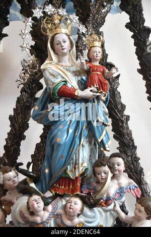 Bivongi RC - Chiesa di Mamma nostra - Effige di La SS Madonna Mamma nostra- Credit Giuseppe Andidero Foto Stock