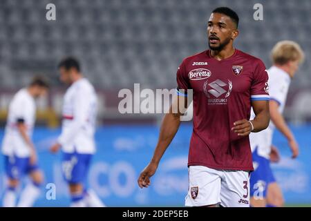 Gleison Bremer (Torino FC) durante Torino FC vs UC Sampdoria, calcio italiano Serie A match, Torino, Italia, 30 Nov - Photo .LM/Francesco Scaccianoce Foto Stock