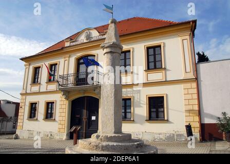 Village Hall, Fertőrákos, Magyarország-Moson-Sopron Contea, Ungheria, Győr, Europa Foto Stock