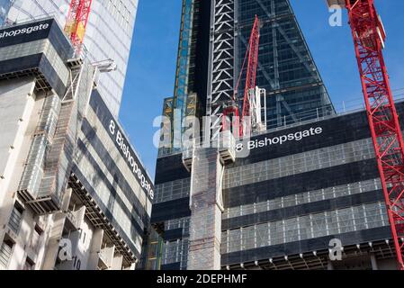 8 Bishopsgate, Londra EC2N 4BQ, Regno Unito Foto Stock