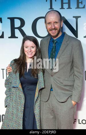 Rachel Mason e Jack Thornea partecipano alla prima Aeronauts durante il 63° Festival del Film di Londra della BFI, in Inghilterra, il 07 ottobre 2019. Foto di Aurore Marechal/ABACAPRESS.COM Foto Stock