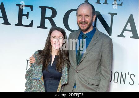 Rachel Mason e Jack Thornea partecipano alla prima Aeronauts durante il 63° Festival del Film di Londra della BFI, in Inghilterra, il 07 ottobre 2019. Foto di Aurore Marechal/ABACAPRESS.COM Foto Stock