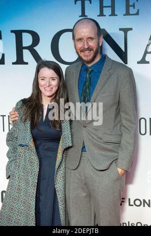 Rachel Mason e Jack Thornea partecipano alla prima Aeronauts durante il 63° Festival del Film di Londra della BFI, in Inghilterra, il 07 ottobre 2019. Foto di Aurore Marechal/ABACAPRESS.COM Foto Stock