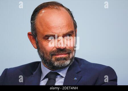 Edouard Philippe Premier Ministre durante il 102° Congresso dell'AMF (associazione dei sindaci francesi) a Parigi, Francia, il 21 novembre 2019. Foto di Jean-Bernard Vernier/JBV News/ABACAPRESS.COM Foto Stock