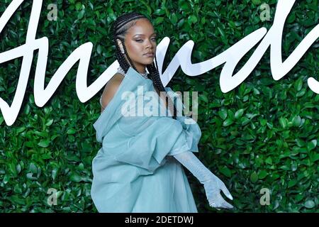 Rihanna partecipa ai Fashion Awards 2019 alla Royal Albert Hall di Londra, Inghilterra, il 02 dicembre 2019. Foto di Aurore Marechal/ABACAPRESS.COM Foto Stock