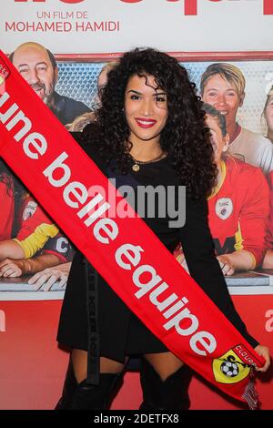 Sabrina Ouazani partecipa alla prima testa di una Belle Equipe agli Elysees Biarritz di Parigi, Francia, il 3 dicembre 2019. Foto di David Boyer/ABACAPRESS.COM Foto Stock