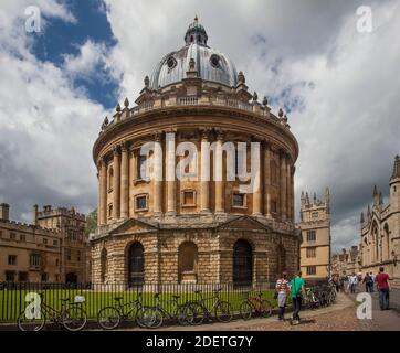 Radcliffe Camera, Bodleian Library, Oxford University, Inghilterra Regno Unito Foto Stock