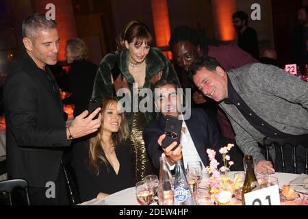 Esclusivo - medi Sadoun, Elodie Fontan, Frederique Bel, Ary Abittan, Noom Diawara e Philippe de Chauveron partecipano alla 27° cerimonia di premiazione dei Trofei du Film Francais al Palais Brongniart di Parigi, Francia, il 11 febbraio 2020. Foto di Jerome Domine/ABACAPRESS.COM Foto Stock