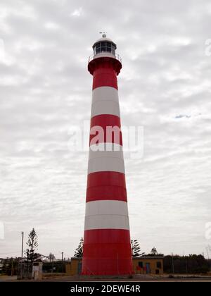 Faro di Moore Point, Geraldton, Australia occidentale. Foto Stock