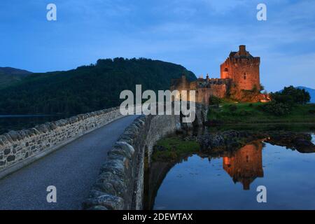Geografia / viaggio, Gran Bretagna, Scozia, Eilean Donan Castle, Scozia, Additional-Rights-Clearance-Info-Not-Available Foto Stock