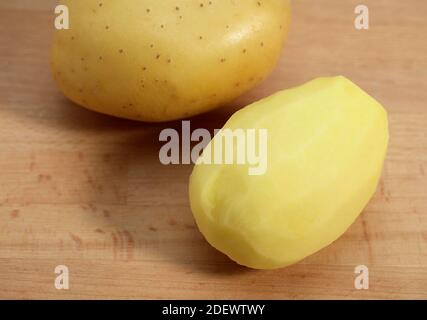 Mona Lisa patata, Solanum tuberosum Foto Stock