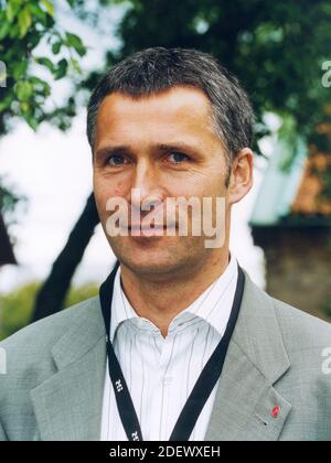 JENS STOLTENBERG politico norvegese ed ex primo ministro in Norvegia.Today Segretario Generale della NATO Foto Stock