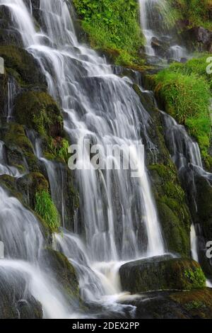 Geografia / viaggio, Gran Bretagna, Scozia, Isola di Skye, Bride's Veil Waterfal, Additional-Rights-Clearance-Info-Not-Available Foto Stock