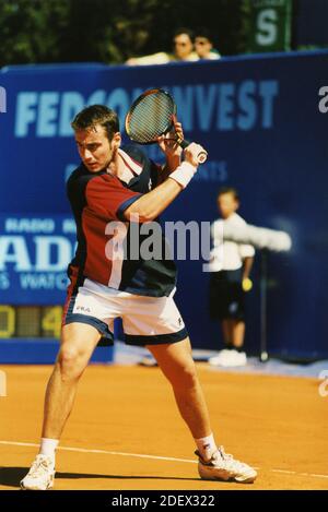 Tennista rumeno Dinu Pescariu, 1999 Foto Stock