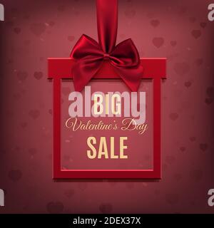 Grande, San Valentino in vendita. Illustrazione Vettoriale