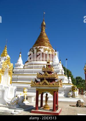 Monastero di Maha Aung Mye Bon Zan, Ava, vicino a Mandalay, Myanmar Foto Stock