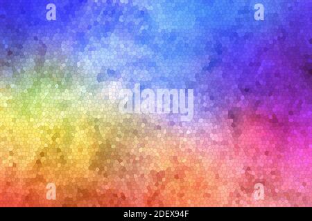 Moderno tema colorato pixel sfumati texture Wallpaper Abstract sfondo Foto Stock