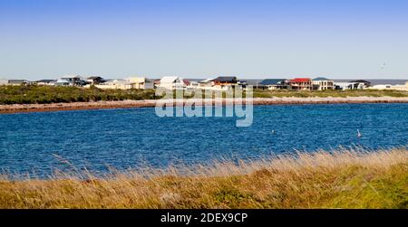 Casa moderna, Green Head, Turquoise Coast, Australia Occidentale Foto Stock