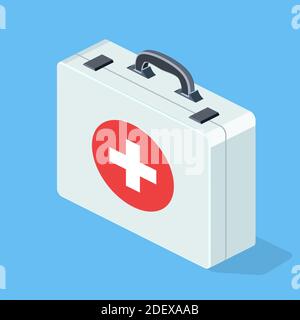 kit di pronto soccorso. Illustrazione Vettoriale