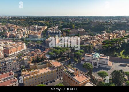 Roma Italia dintorni con case e strade Foto Stock
