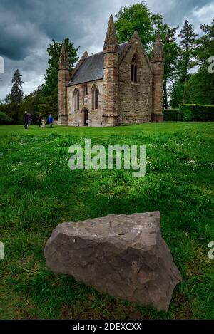 Cappella di motivi di Scone Palace, Perth, Scozia Foto Stock