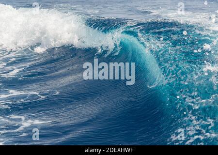 Onda mare oceano sfondo Foto Stock