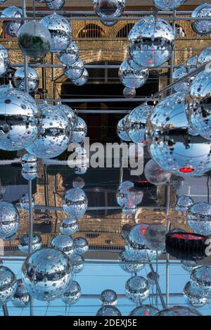 Dettaglio del Terrarium Tree al mercato di Kings Cross a Londra, Inghilterra Foto Stock