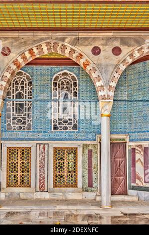 Palazzo Topkapi, Istanbul, immagine HDR Foto Stock