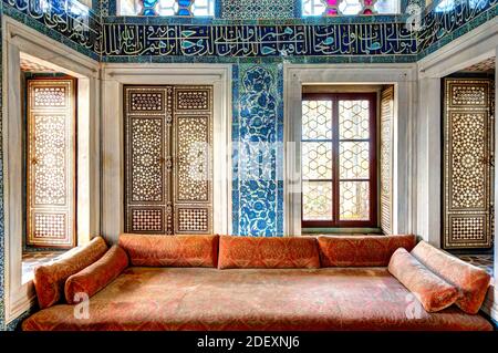 Palazzo Topkapi, Istanbul, immagine HDR Foto Stock