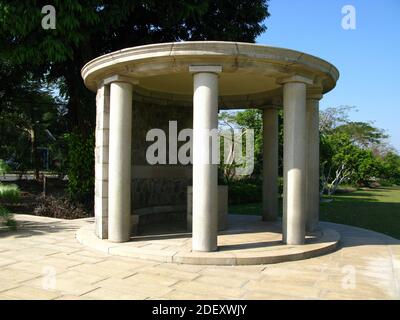 Il cimitero di Taukkyan nella città di Bago, Myanmar Foto Stock